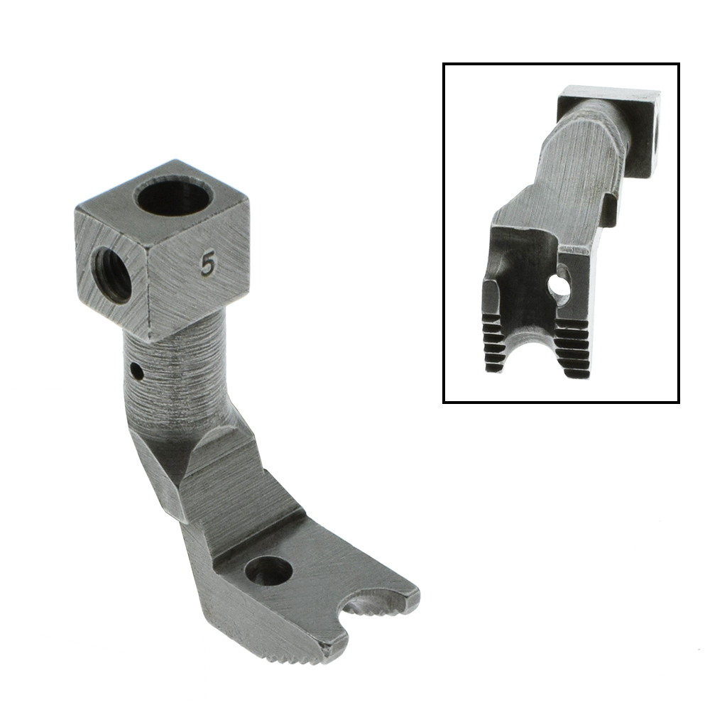 15485 | Piping Inner Foot, Needle on the Left, Serrated Sole (Made in Italy)