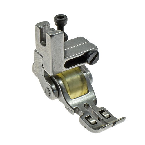 Three-Roller Presser Foot, Main Wheel in Rubber for Industrial Sewing Machines # T3 Rubber