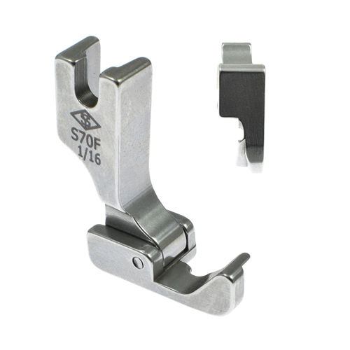 Hinged Presser Foot for 1/16 (1.6mm) Hemming # S70F-1/16 (YS)