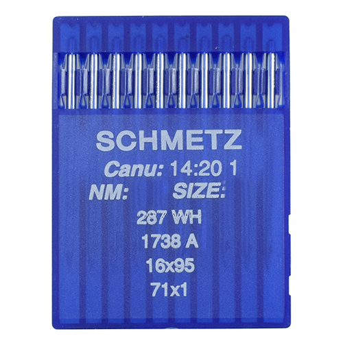 287 WH | Sewing Needles Schmetz 1738 A, 16x95, 71X1 | Canu: 14:20 1