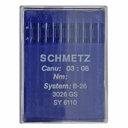 B-26 | Agujas Schmetz RMX26, RIM 26 | Canu: 03:08 1