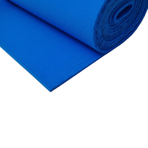 Blue Polyester Foam 1.3 m Wide, Thickness 10 mm (Roll Length 10 m)