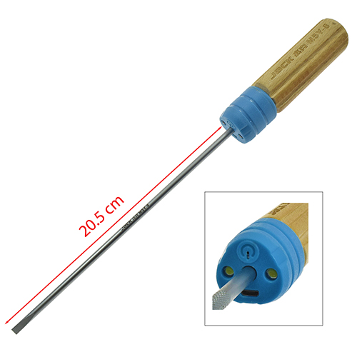 Screwdriver with LED Light – 20.5 cm (8") Flat Head 5 mm JACK # 811768 (Genuine)