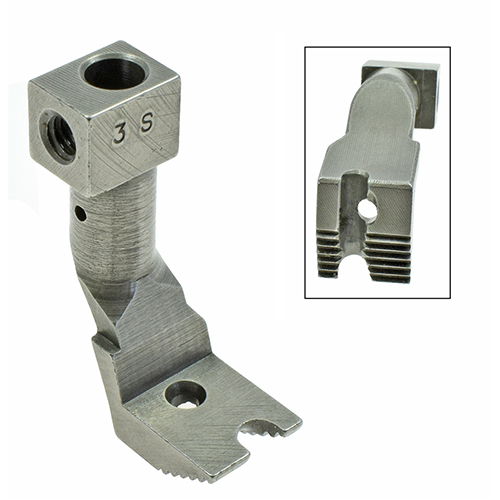 15481 | Piping Inner Foot, Needle on the Left, Serrated Sole (Made in Italy)