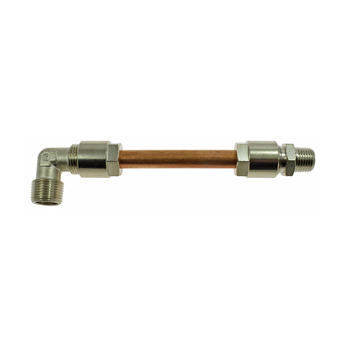 Copper Tube Ø 10mm Complete with Fittings COMEL # RA005+R0006+R0045