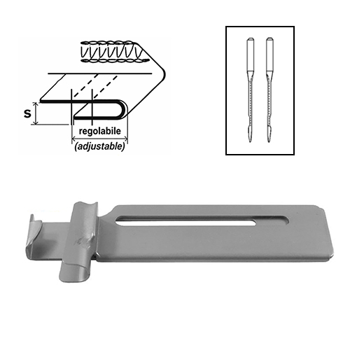 25066 (F270) | Downturn Adjustable Hemmer 0 to 30 mm (Made in Italy)