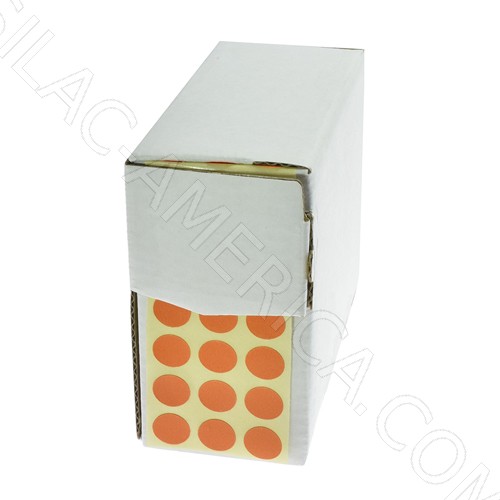 Defect Identification Sticker Ø 1 cm - ORANGE (5000 Pcs)