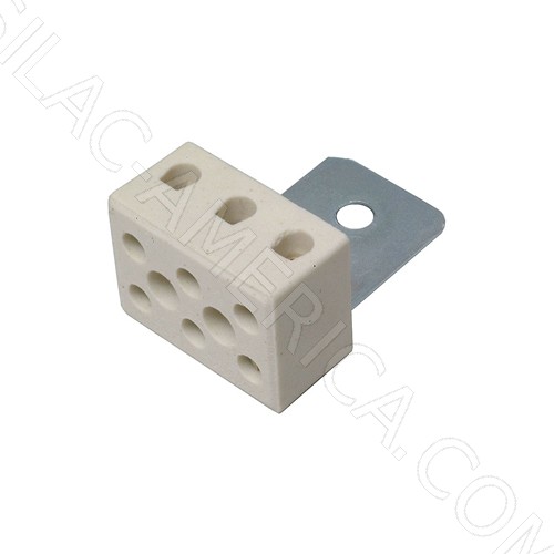 MORSETTO IN CERAMICA CON SUPPORTO