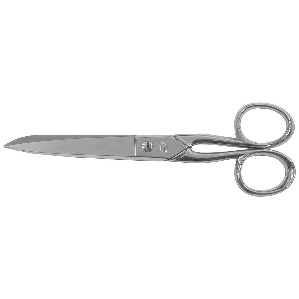 Nickel-Plated Sewing Scissors 12.7cm (5") - Made in Italy (FENNEK)