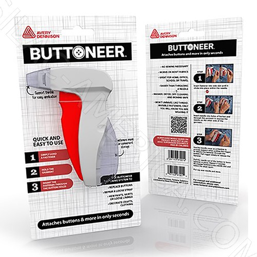 Buttoneer Fastening System, Avery Dennison