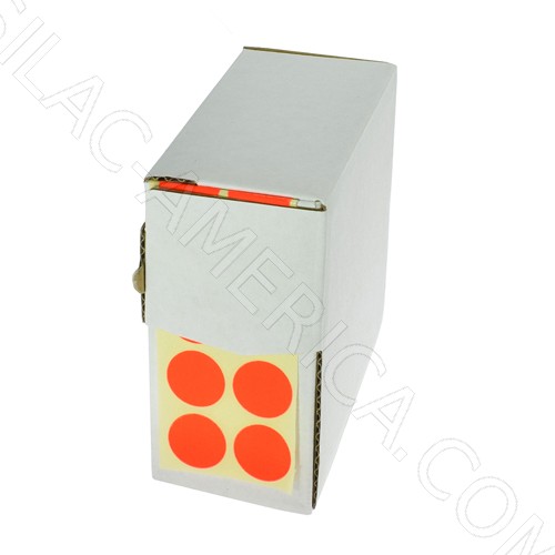 Defect Identification Sticker Ø 1,5 cm - FLUORESCENT RED (3000 Pcs)