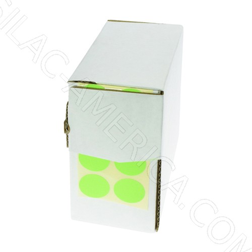 Defect Identification Sticker Ø 1,5 cm - FLUORESCENT GREEN (3000 Pcs)
