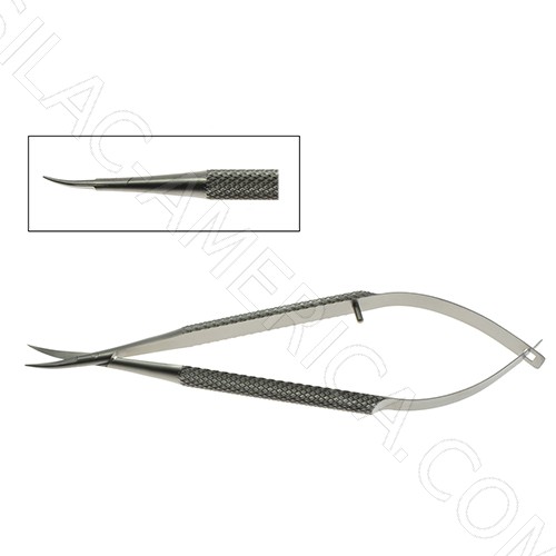 12cm Spring-Loaded Curved Scissors