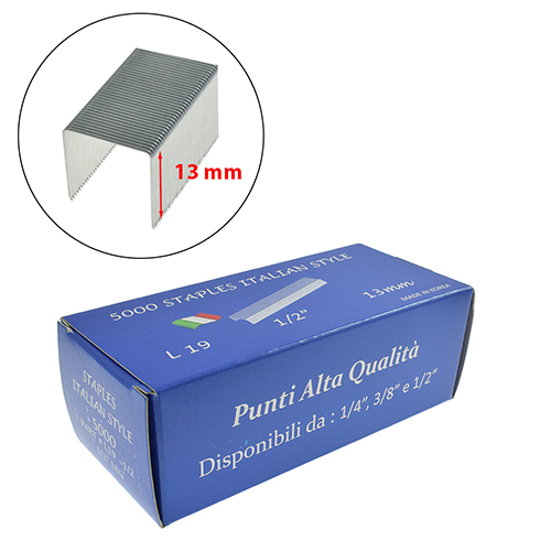 Grapas BATES L19-1/2" - 13 x 11 mm (5000 uds)