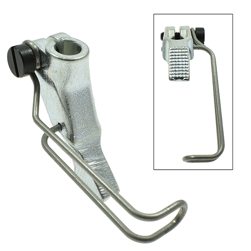 Outside Presser Foot, 6mm Feed Dog for Shoulders Straps ADLER 367; 467 # 367G (Made in Italy)