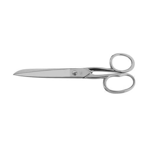 Nickel-Plated Sewing Scissors 19cm (7.5") - Made in Italy (FENNEK)