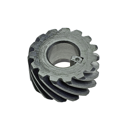 L.H. Spiral Gear with Key KM KS-EU # U-157