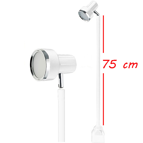 White Gooseneck 30 LED Light Lamp with European Plug OBEIS # 830G-W