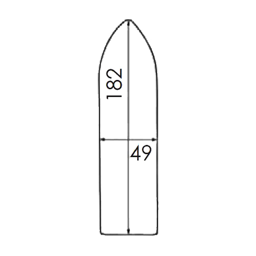 Reinforced PTFE Soleplate for Iron APRIPIEGA 2F; MACPI 070; TREVIL F014