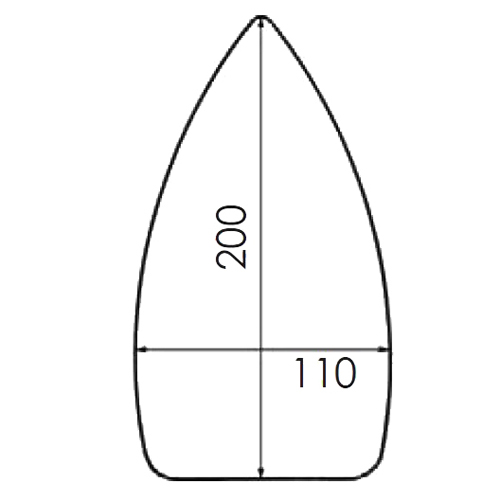 Reinforced PTFE Soleplate for Iron MACPI 030; 032; 033