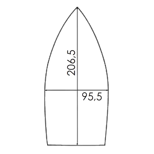 Suela de PTFE Reforzada para Plancha NAOMOTO CDP 410; 420; CNP 410