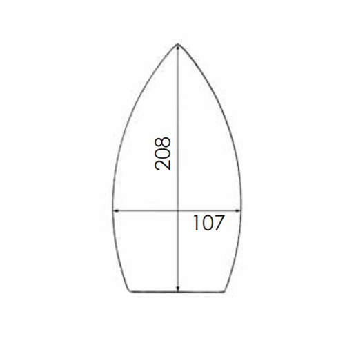 Suela de PTFE Reforzada para Plancha TREVIL F021, F022, F003, F004, F005, F16, F316