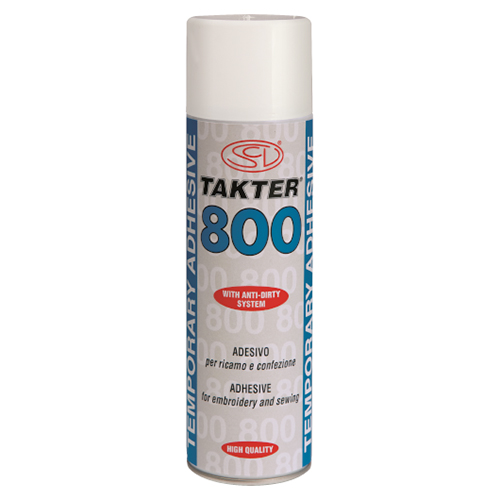 TAKTER 800 | Adhesivo Temporal Spray para Bordado (500 ml)