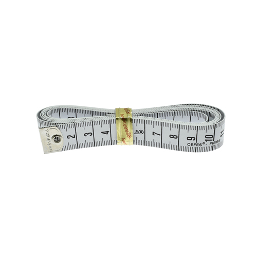 Tape Measure cm/cm, 18mm x 150cm (60") - Fiberglass # 69102