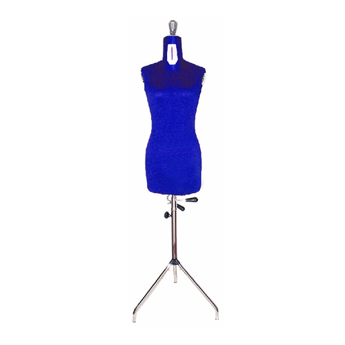 Adjustable Dummy with Tripod - Woman - Sizes: 42 to 54 - BLUE - Made In Italy