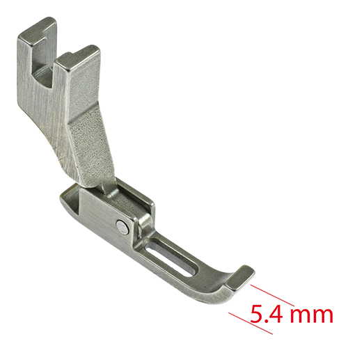 Needle-Feed Zipper Foot 5.4mm NECCHI 881 # 955296-5-00 (Made in Italy)
