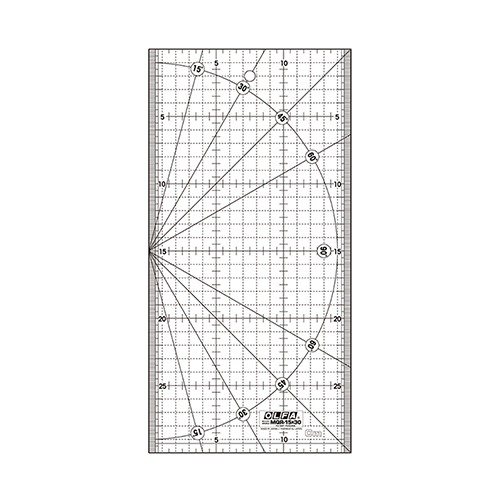 MQR-15X30 (OLFA) | 15x30cm Quilt Ruler