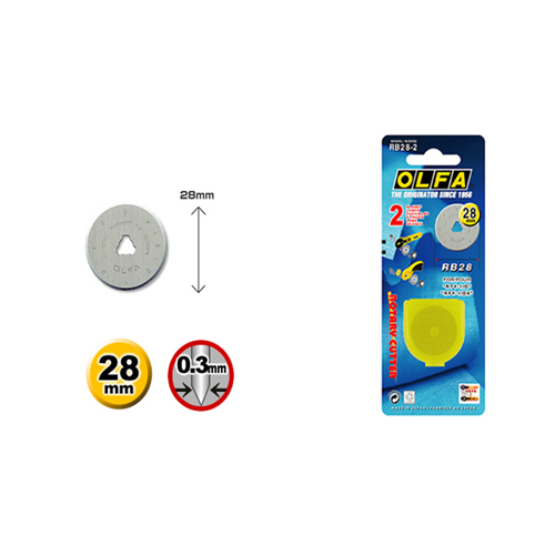 Cuchillas Ø 28 mm (2 Pzs) # RB28 (OLFA)