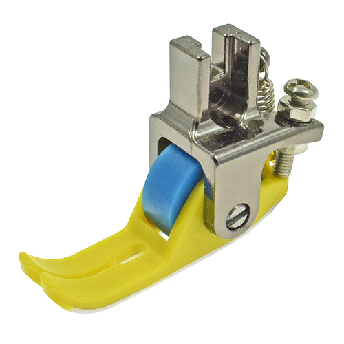 Yellow Plastic Roller Presser Foot