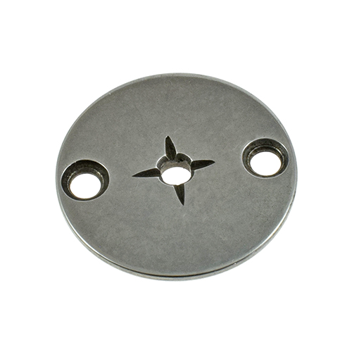 Needle Hole Plate (D) Ø 2.5mm (Cross-Shaped Groove) BROTHER # 156152-001