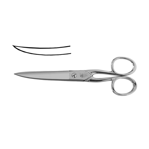 Embroidery Scissors 12.7cm (5"), Curved Blades - Made in Italy (FENNEK)