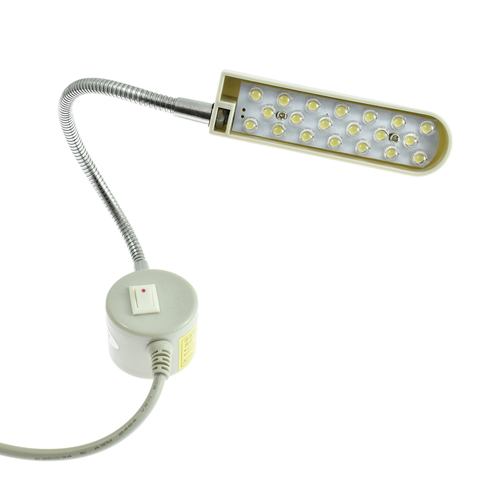 Lámpara Magnética 20 LED para Máquinas de Coser 220V (2W) # 820M