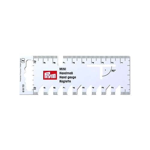 Hand Gauge Mini - 4x11.5cm, 10 cm scale - PRYM # 610731