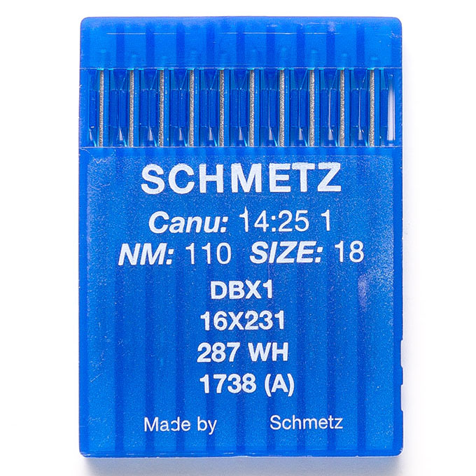 DBX1 | Agujas Schmetz 16X231 - 287 WH - 1738A | CANU 14:25 1