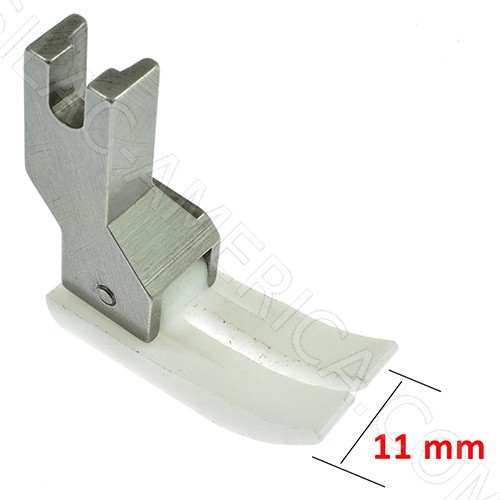 Needle-Feed PTFE Presser Foot 11mm Wide DURKOPP 272, PFAFF 461; 481 # 0272 006801 (272-6801) (MTI-NF) (Made in Italy)