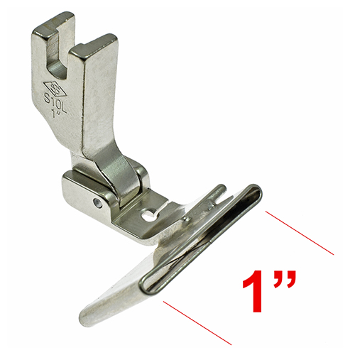 [16667/9] Hinged Presser Foot with 25.4mm (1") Left Tubular Guide # S10L-1 (P325L1) (YS)