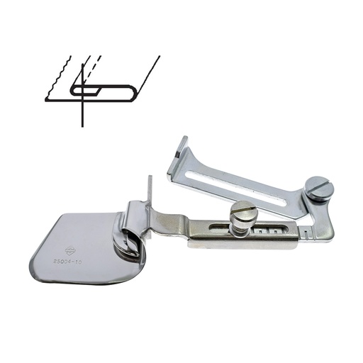 [25004/10] 25004 (F72 L) | Swing Double Upturn Hemmer (Made in Italy)