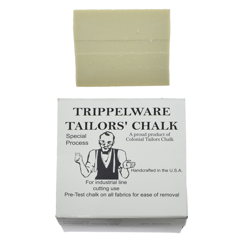 [B141] Trippleware Tiza de Sastre de Cera, 32 Piezas - Blanco