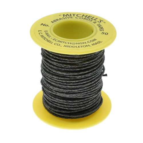 [80/50] 50 Abrasive Cord - Ø 1.8mm (0.070″), 180 Aluminum Oxide Grit (MITCHELL'S)