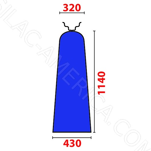 [D1280/B] PRONTO TOP BLU 114x43x32 cm MOD. "BL"
