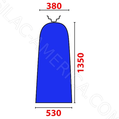 [D1280/MAXI] PRONTO TOP BLU 135x53x38 cm Mod. "MAXI"