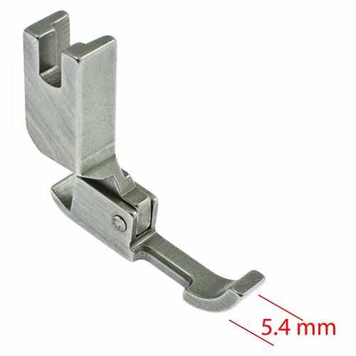 [1683] Needle Feed Zipper Foot 5.4mm, Needle on the Left PFAFF 461, DURKOPP 272 # P36LN-NF (0272 006858) (Made in Italy)