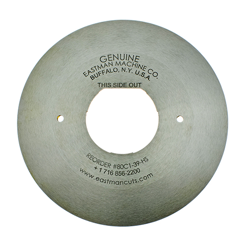 [5/80C1-39 2] 6" Round HSS Blade EASTMAN Rag Cutter # 80C1-39 2 (Genuine)