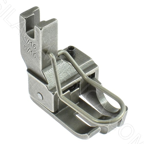 Right Compensating Foot 1/16" + 5/16" with Finger Guard  # 211-15 (Made in Italy)