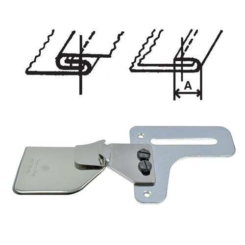 [25036/10M] 25036 (F285 M) - Lap Seam Folder for Shirts - Medium Thickness Materials - (Made in Italy)