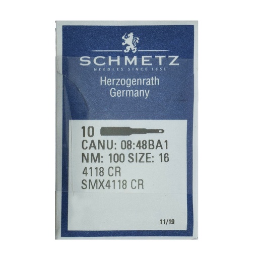 [X08:48BA1/100] 4118 CR | Sewing Needles Schmetz SMX4118 CR | CANU 08:48BA 2